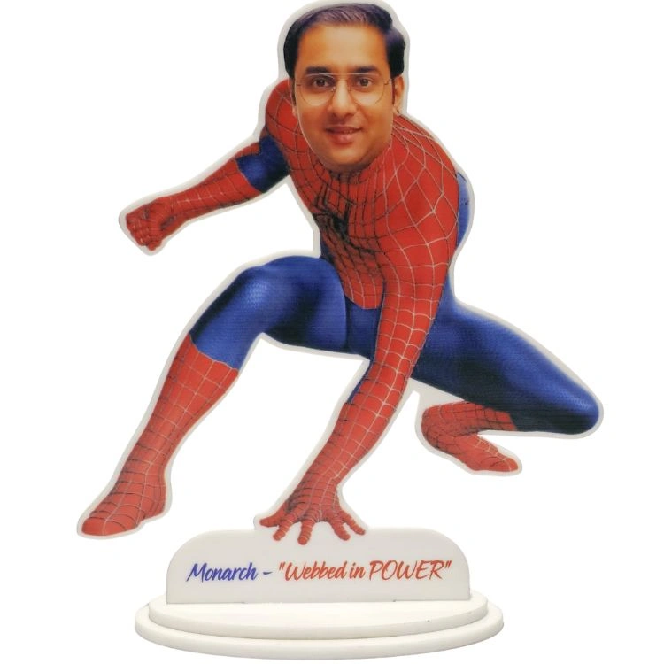 personalized Spiderman photo stand